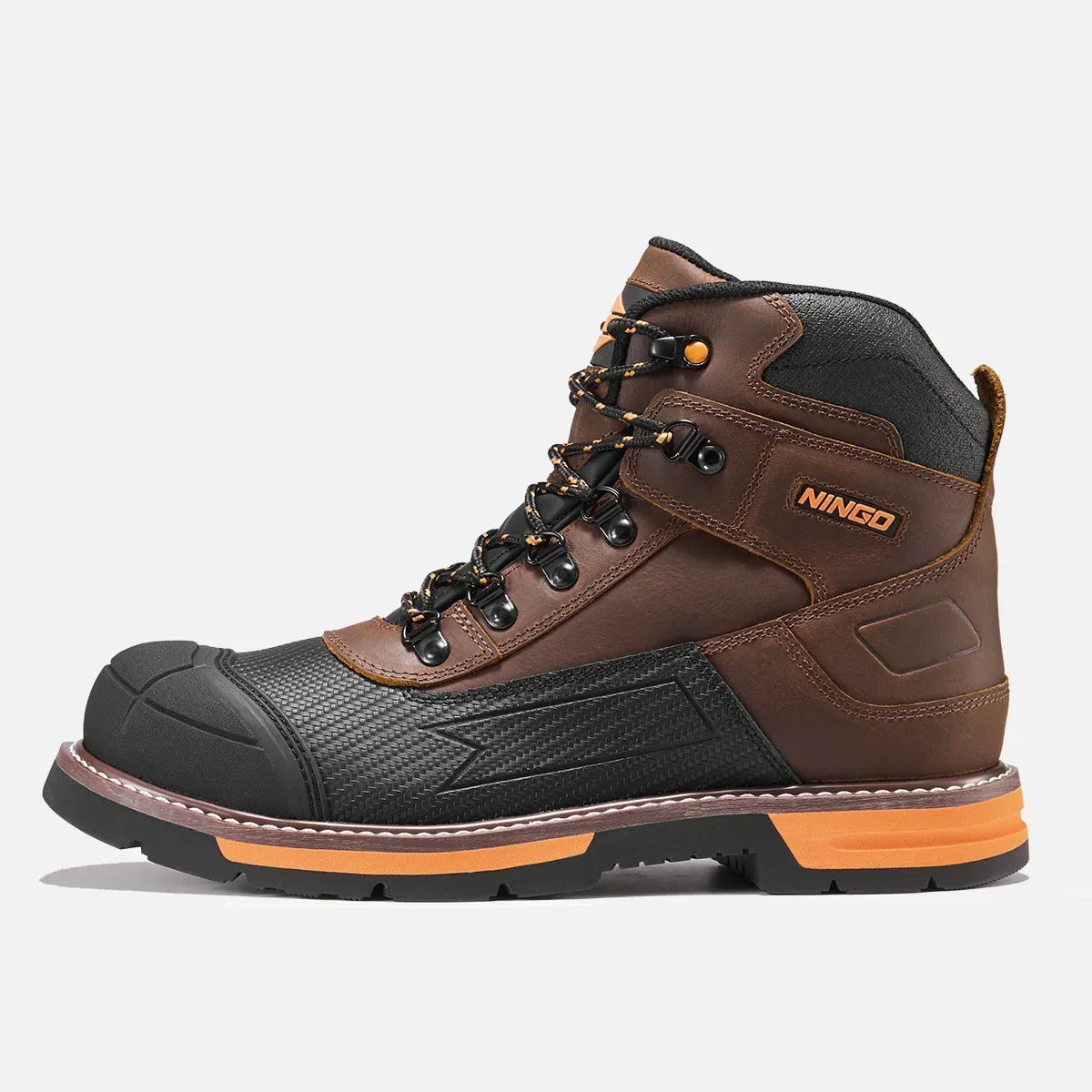 Men's Dual-Defense Steel Toe Work Boots image2