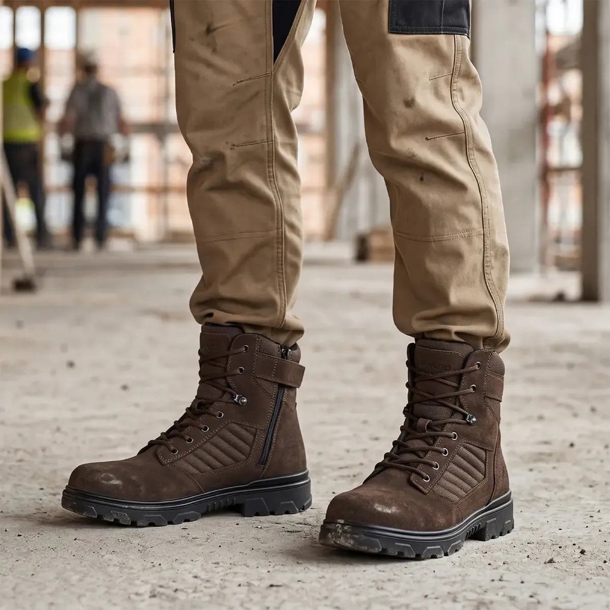 Men's Velocity Zip Steel Toe Work Boots Waterproof image2