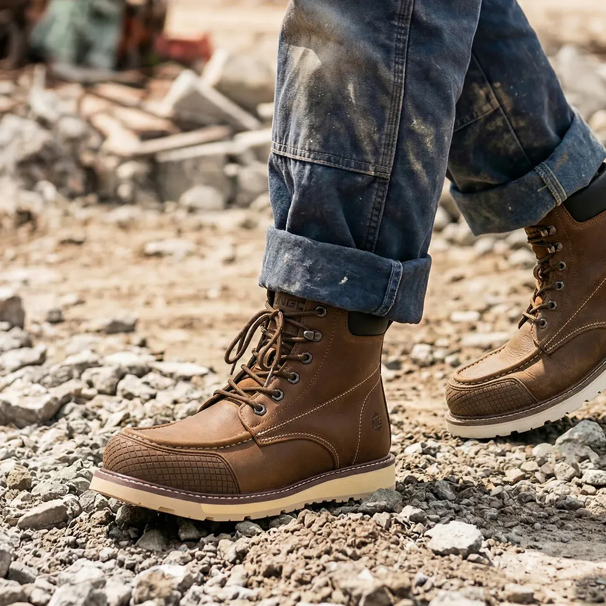 Men's RangeMaster Steel Toe Wedge Boots Electrical Hazard image2