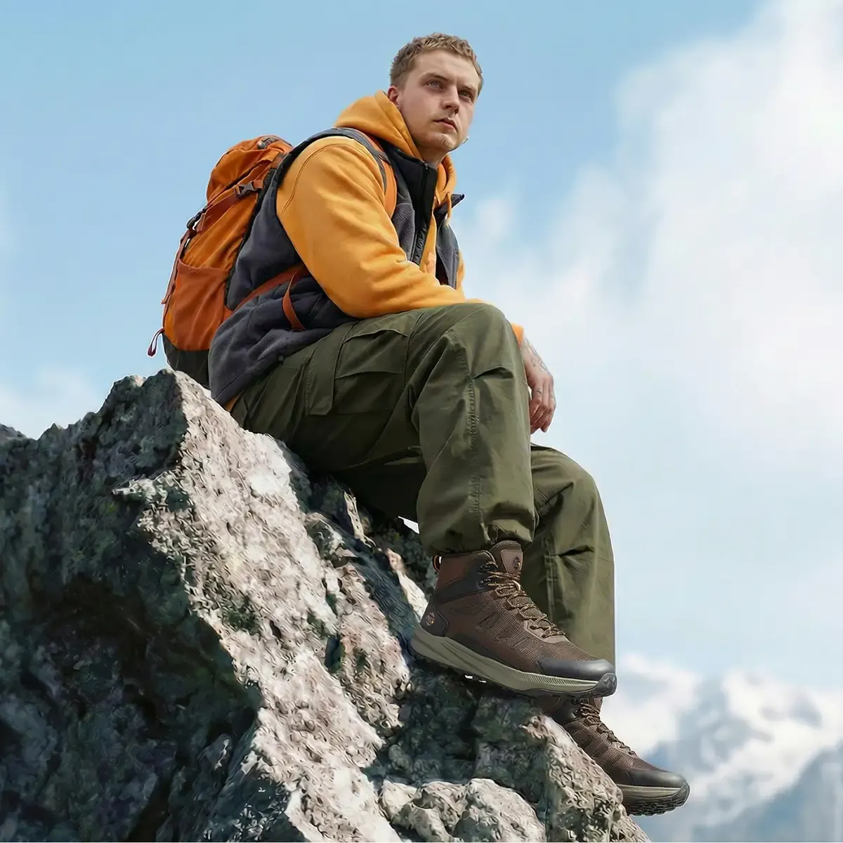 Men's MudTrek Waterproof Hiking Boots Ankle Protection image2