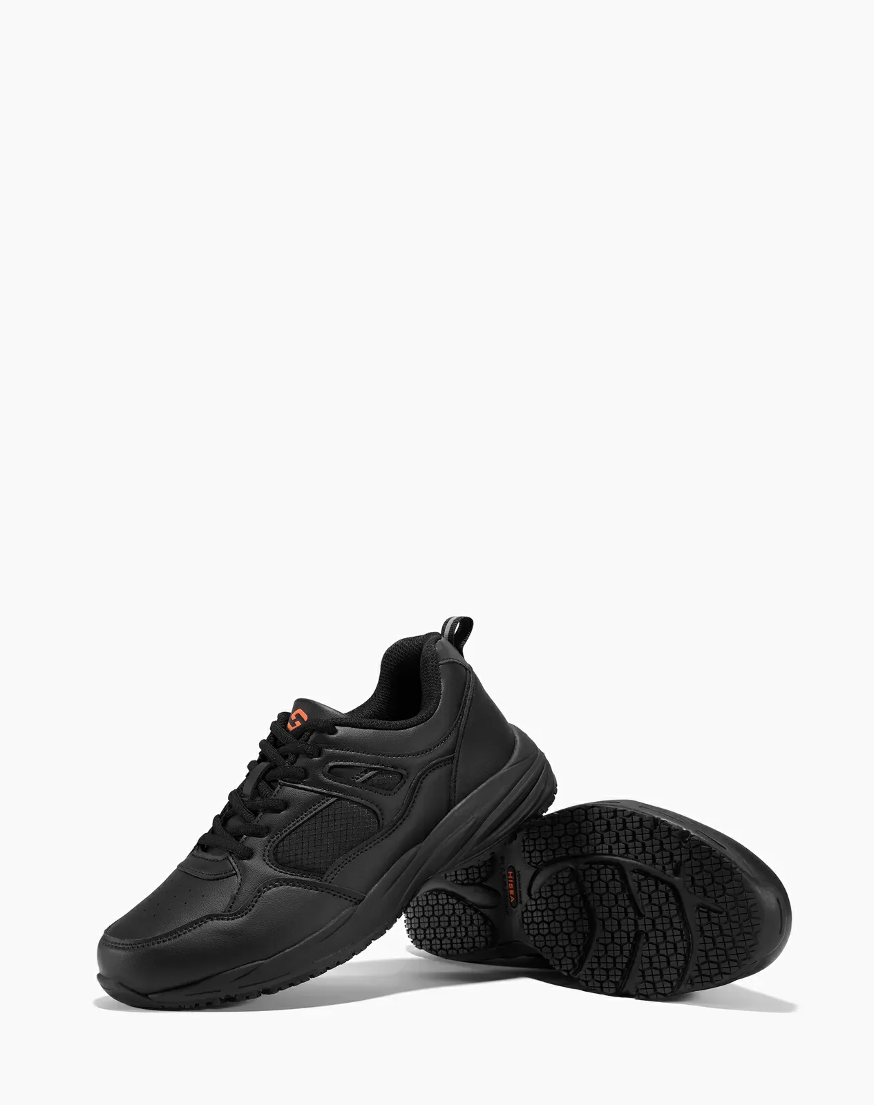 Men's Non Slip Kitchen Shoes Black image3 Men's Non Slip Kitchen Shoes Black image3