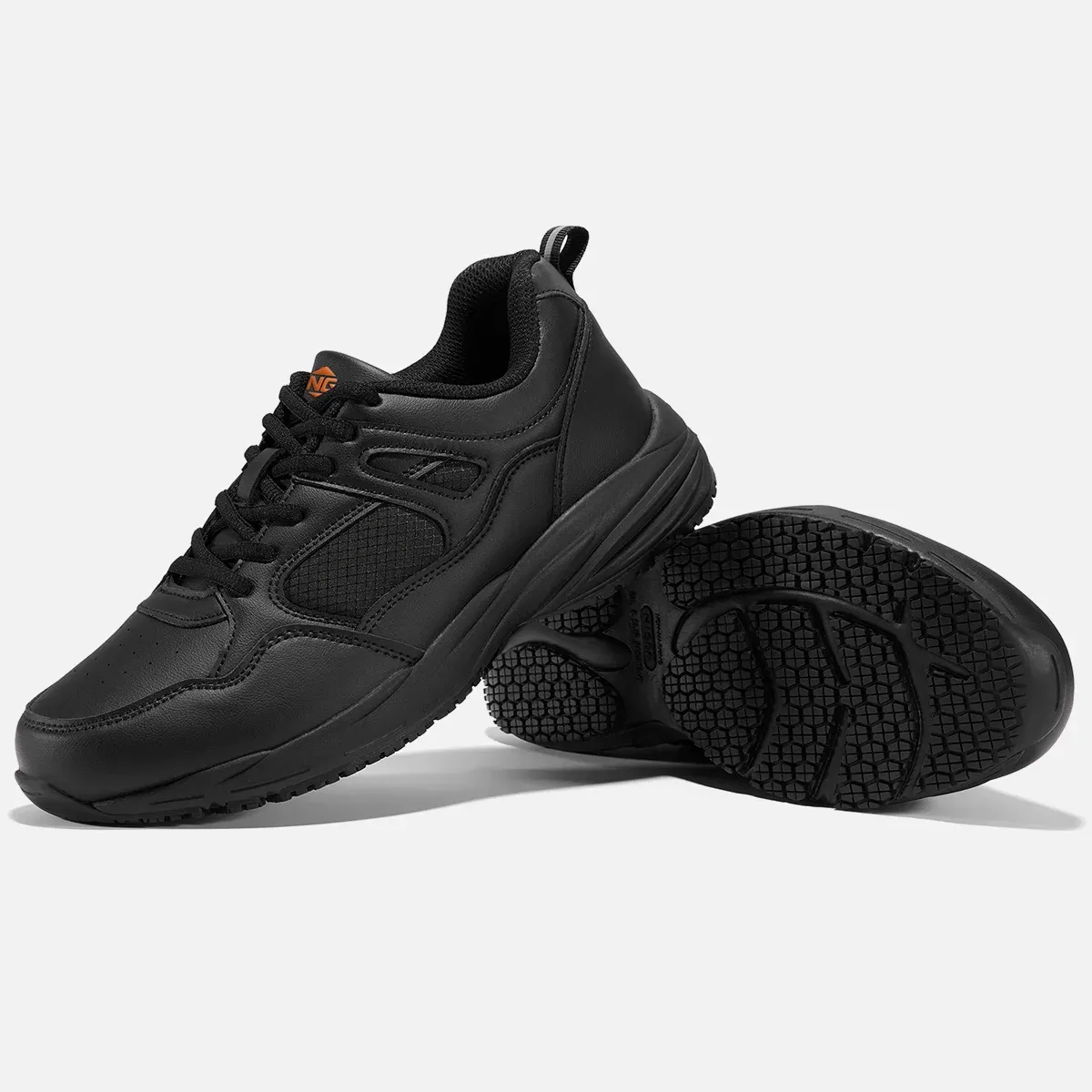 Men's Non Slip Kitchen Shoes Black image5 Men's Non Slip Kitchen Shoes Black image5