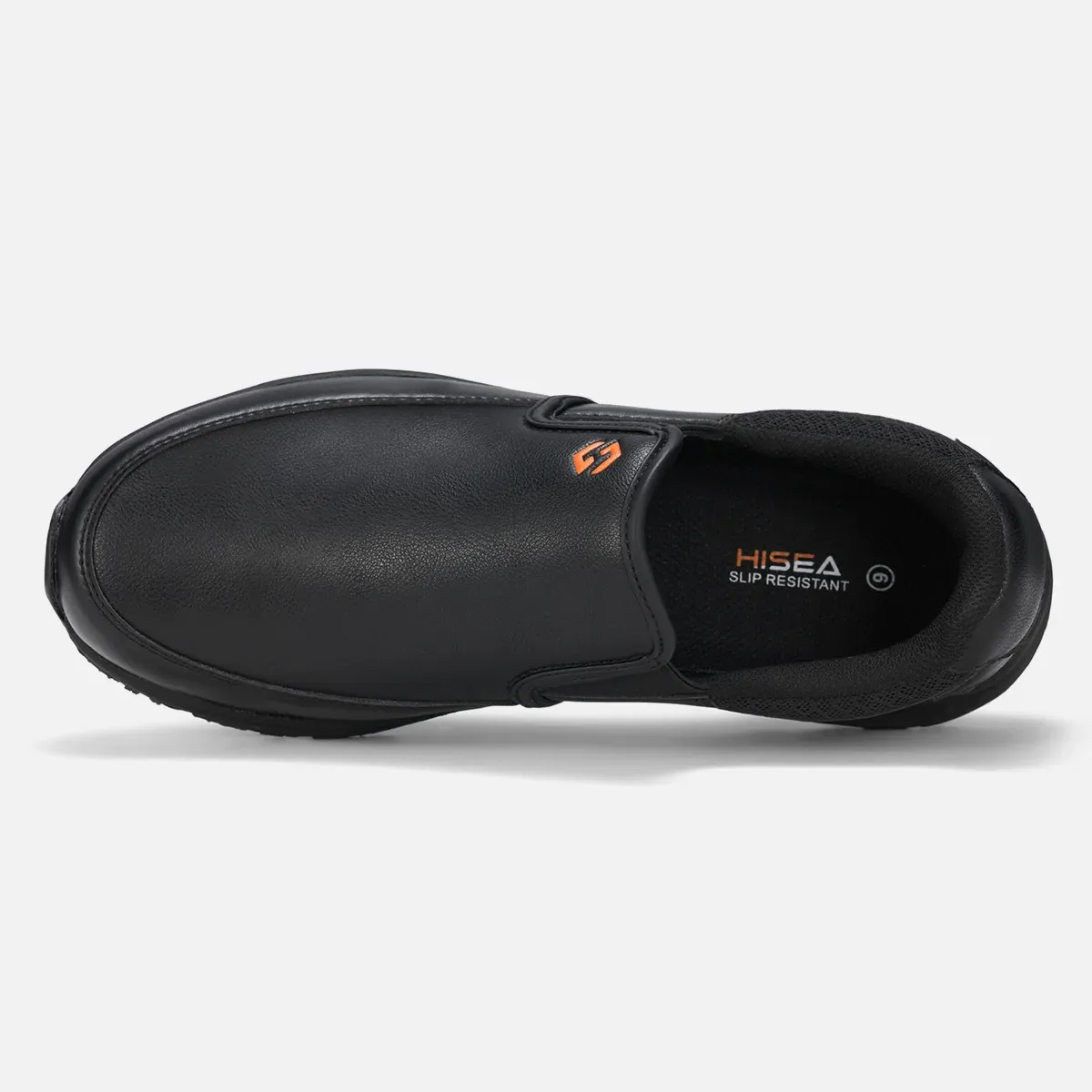 Men's Slip On Slip Resistant Shoes Black image3
