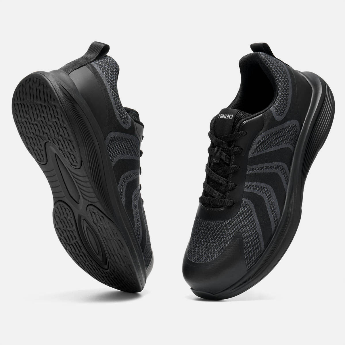 Men's TitanGuard Steel Toe Breathable Shoes Black image4 Men's TitanGuard Steel Toe Breathable Shoes Black image4