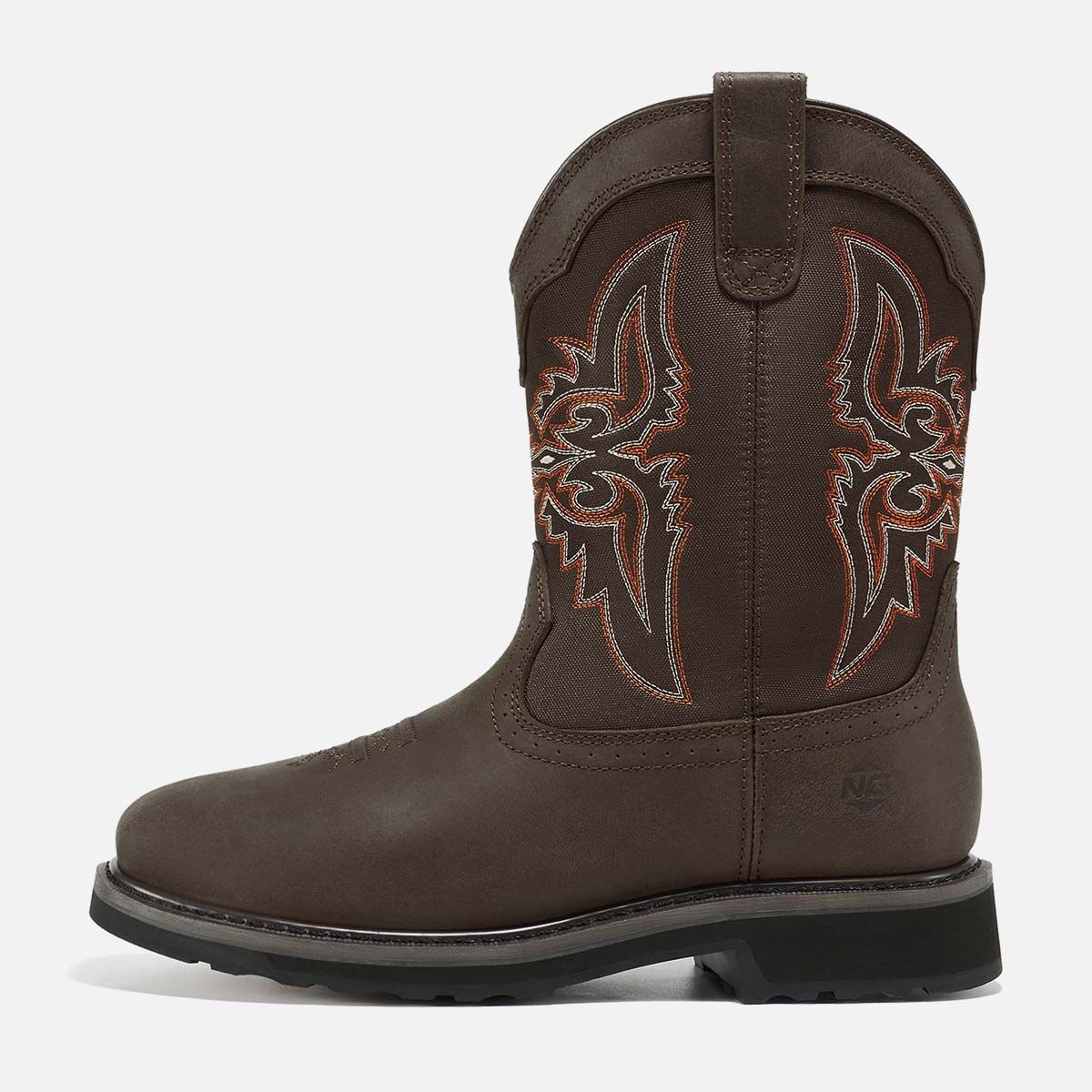 Men's Steel Toe Western Boots Brown image2