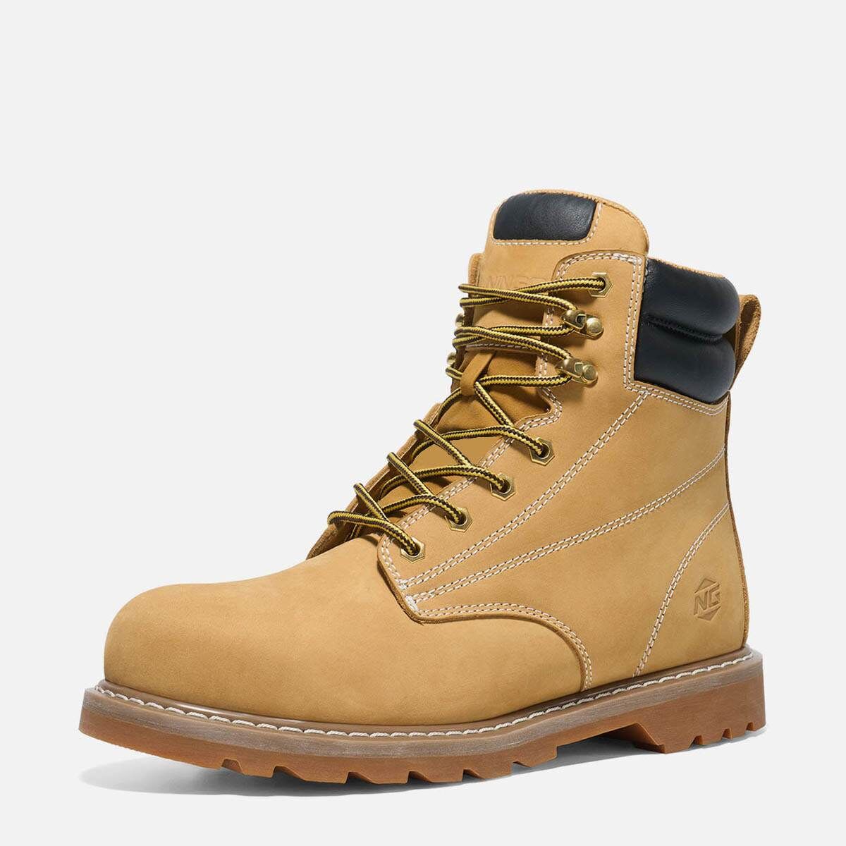 Men's TitanGuard Leather Martin Boots Yellow image1 Men's TitanGuard Leather Martin Boots Yellow image1