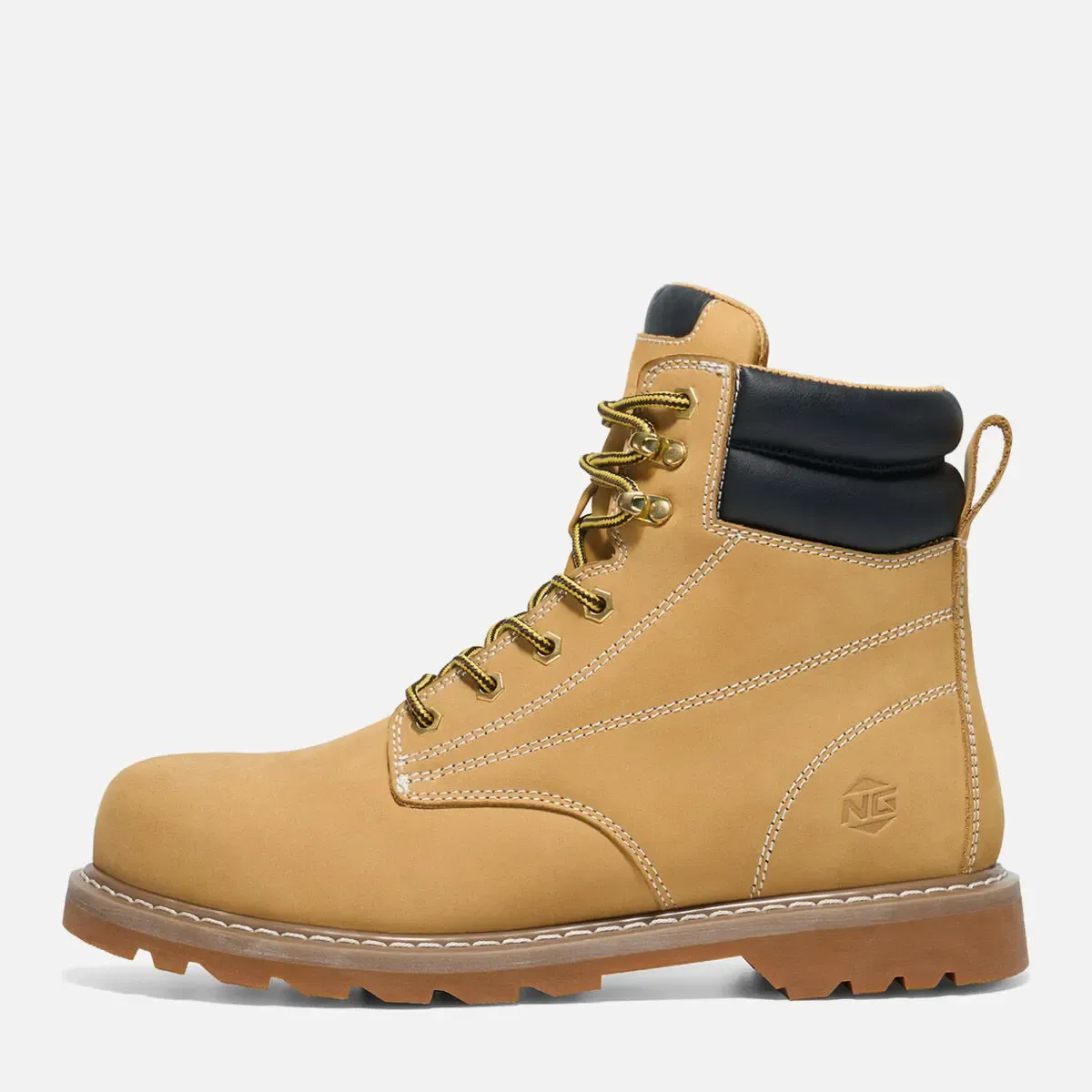 Men's TitanGuard Leather Martin Boots Yellow image2 Men's TitanGuard Leather Martin Boots Yellow image2