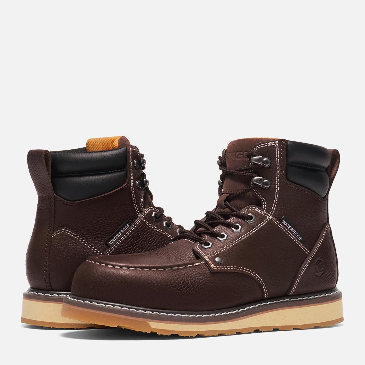 Men's AnkleGuard Work Shoes Brown image7 Men's AnkleGuard Work Shoes Brown image7