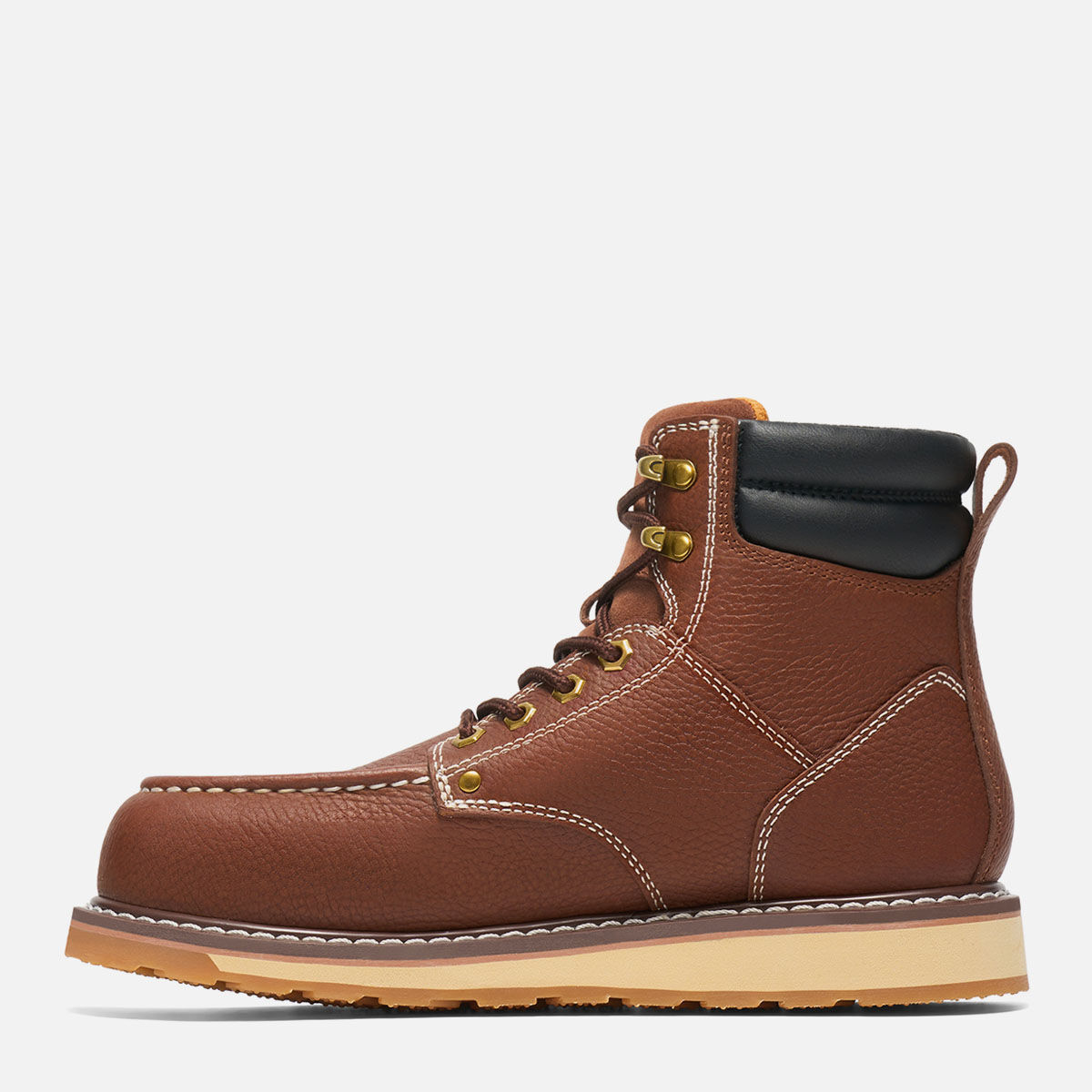 Men's AnkleGuard Work Shoes Tan image2 Men's AnkleGuard Work Shoes Tan image2