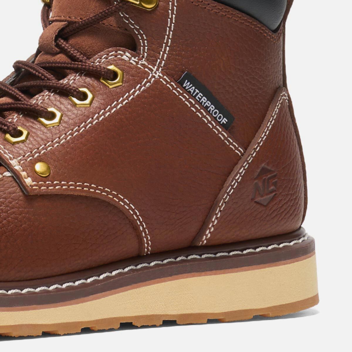 Men's AnkleGuard Work Shoes Tan image6 Men's AnkleGuard Work Shoes Tan image6