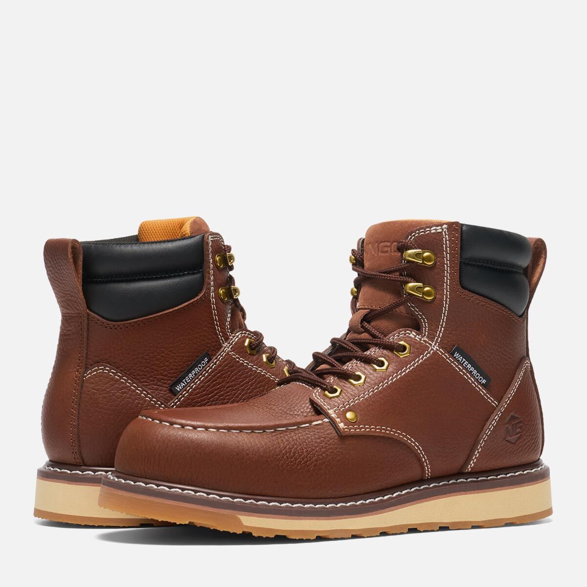Men's AnkleGuard Work Shoes Tan image7 Men's AnkleGuard Work Shoes Tan image7