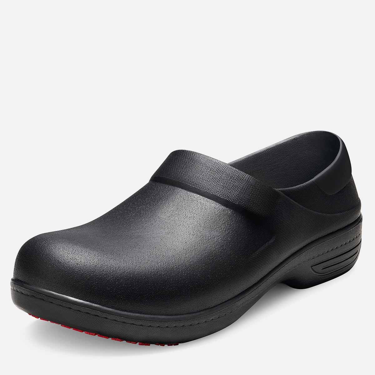 Women's Slip-on Work Shoes Black image1 Women's Slip-on Work Shoes Black image1