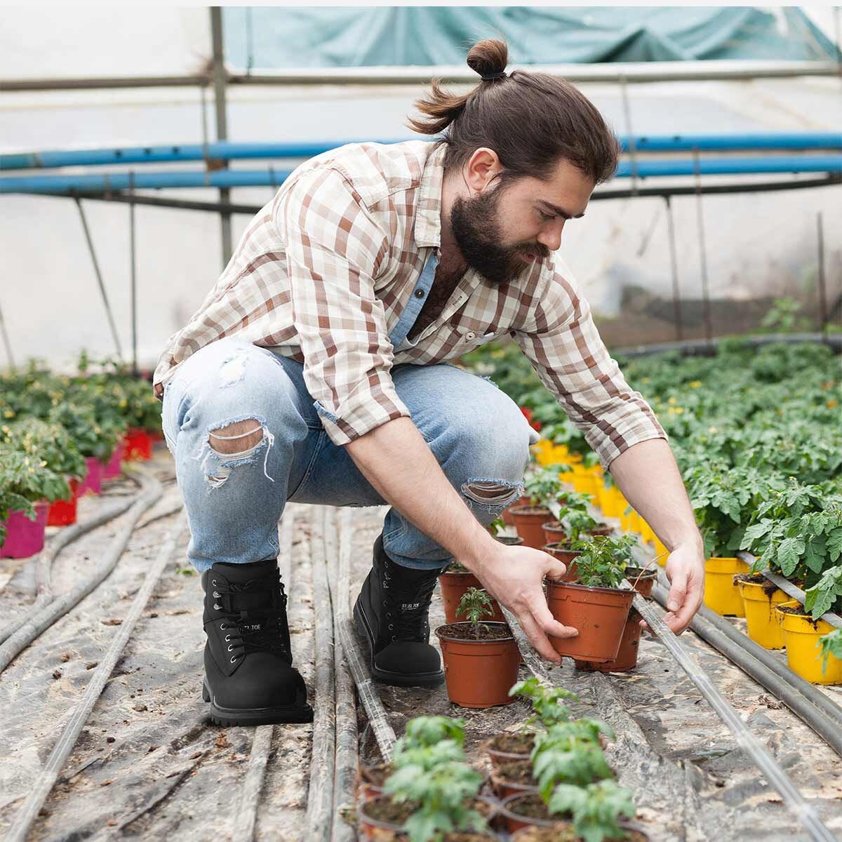 Men's HeritageForge Safety Boots Black image8