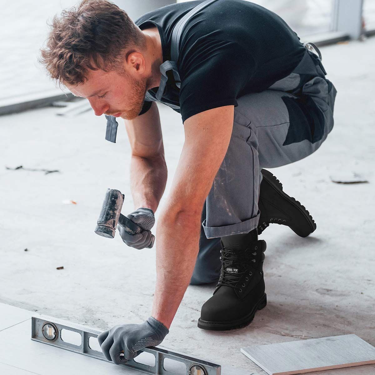 Men's HeritageForge Safety Boots Black image9