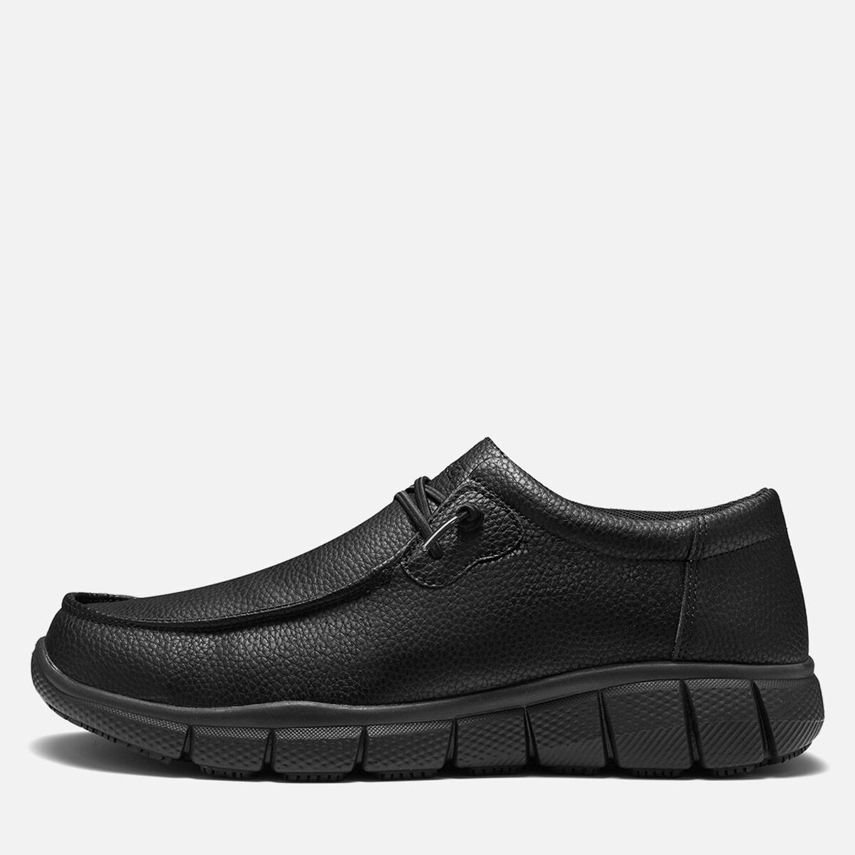 Men's Waterproof Slip-resistant Work Shoes Black image2 Men's Waterproof Slip-resistant Work Shoes Black image2