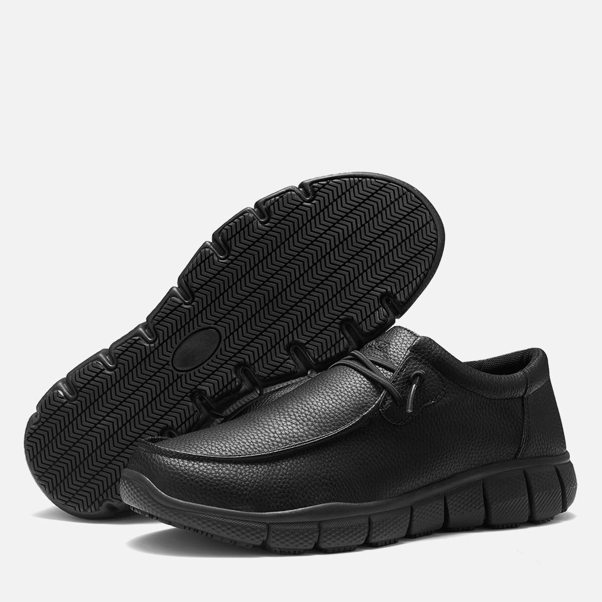 Men's Waterproof Slip-resistant Work Shoes Black image6 Men's Waterproof Slip-resistant Work Shoes Black image6