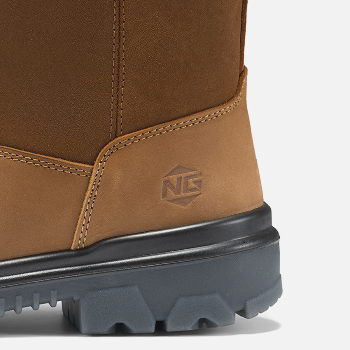 Men's Moc Toe Wellington Boots Tan image6