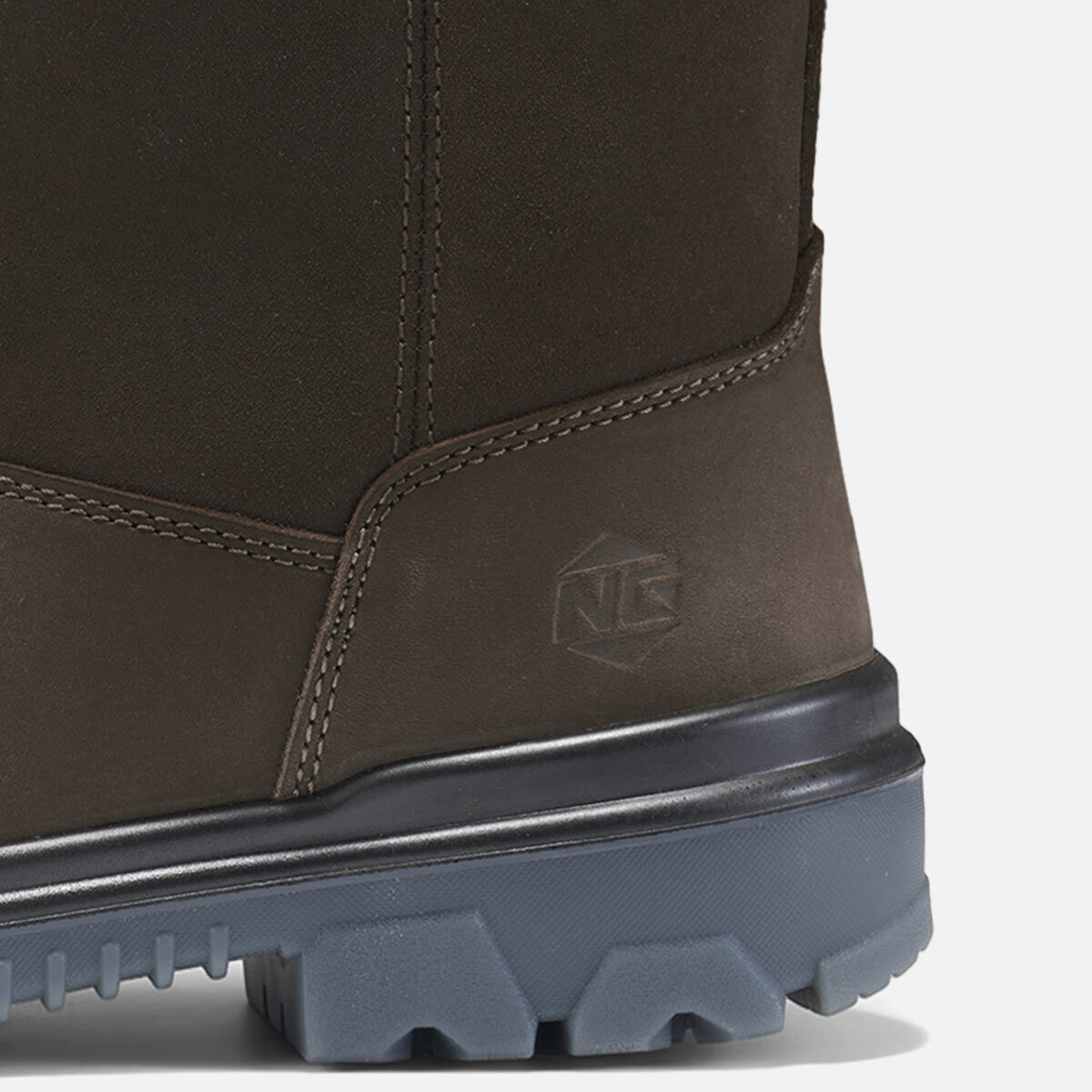 Men's Moc Toe Wellington Boots Brown image6