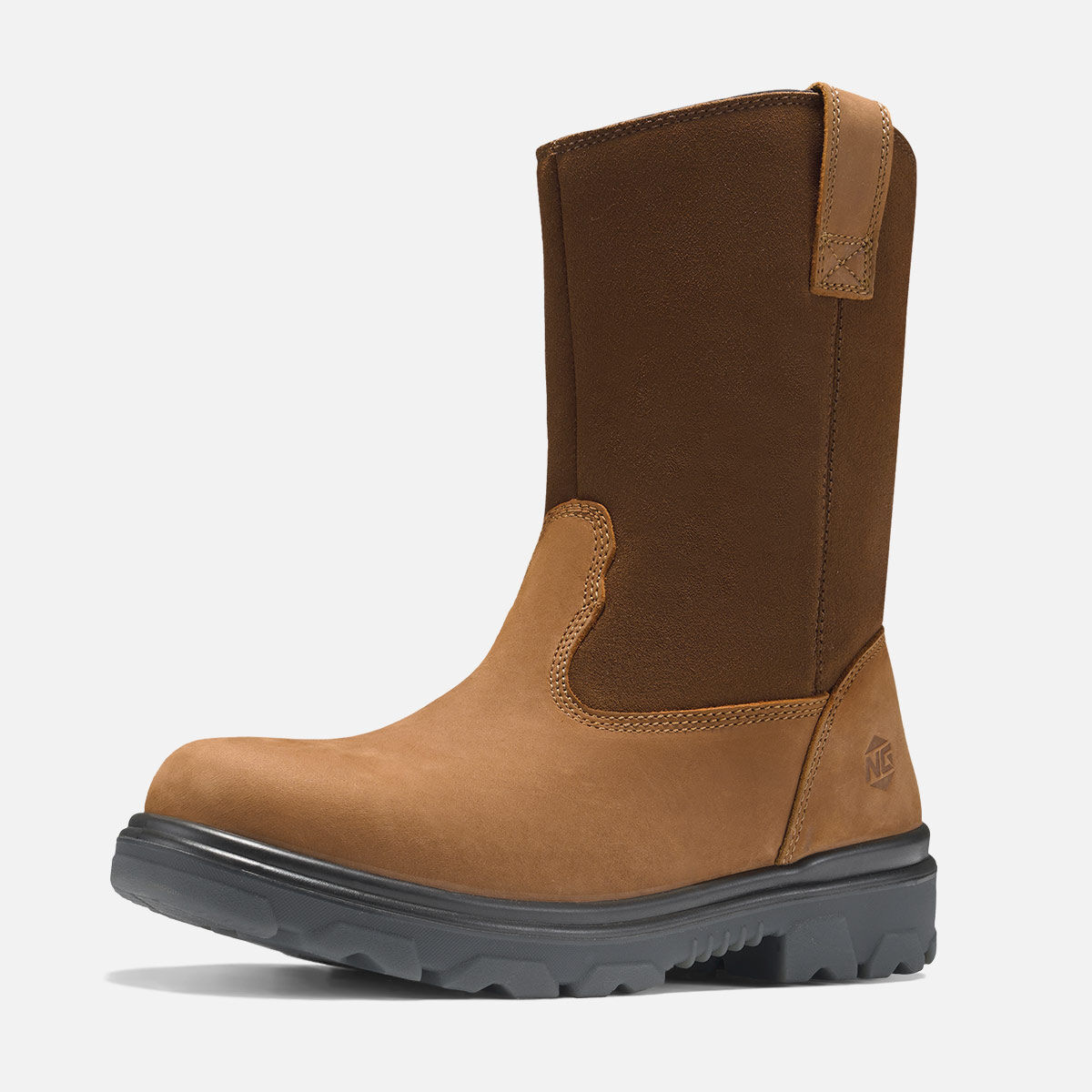 Men's HeritageForge Wellington Safety Boots Tan image1