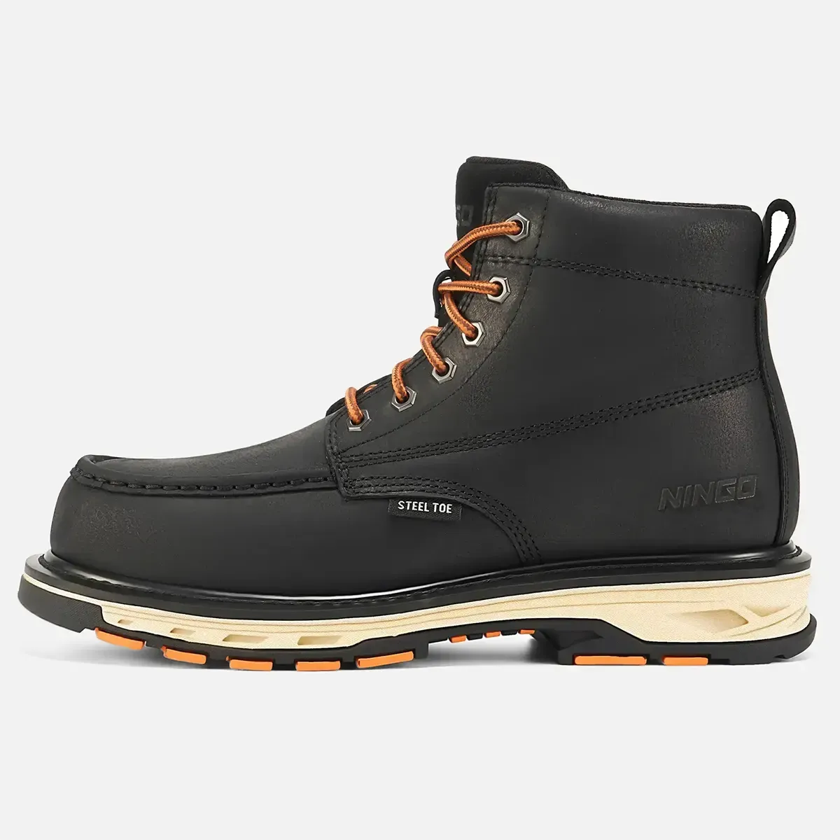 Men's Groundwork Leather Safety Boots Black image2 Men's Groundwork Leather Safety Boots Black image2