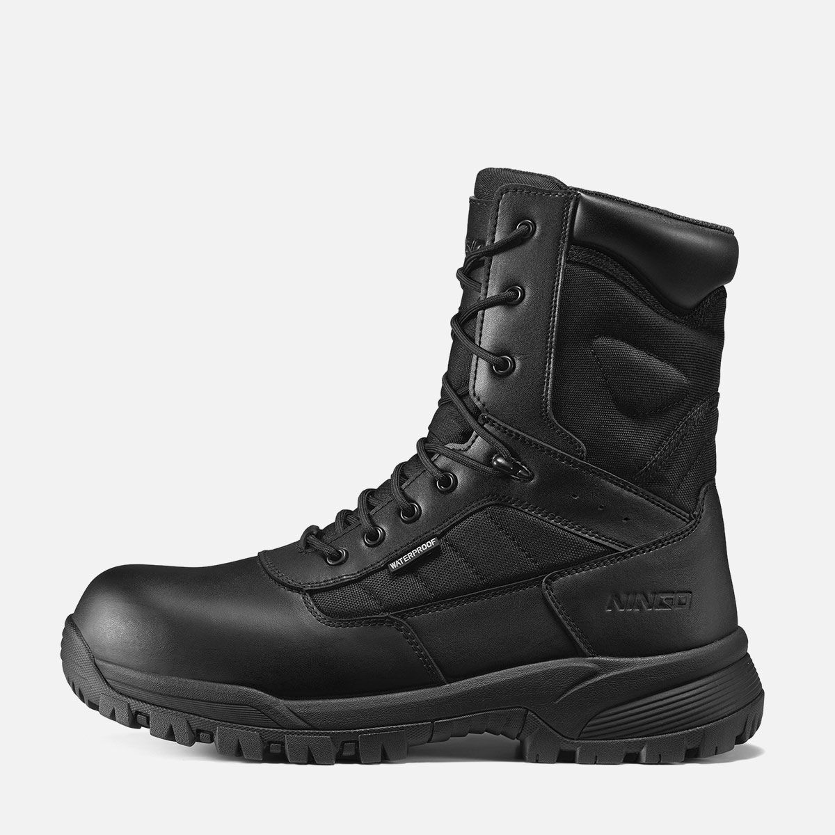 Men's Tactical Work Boots Black image2