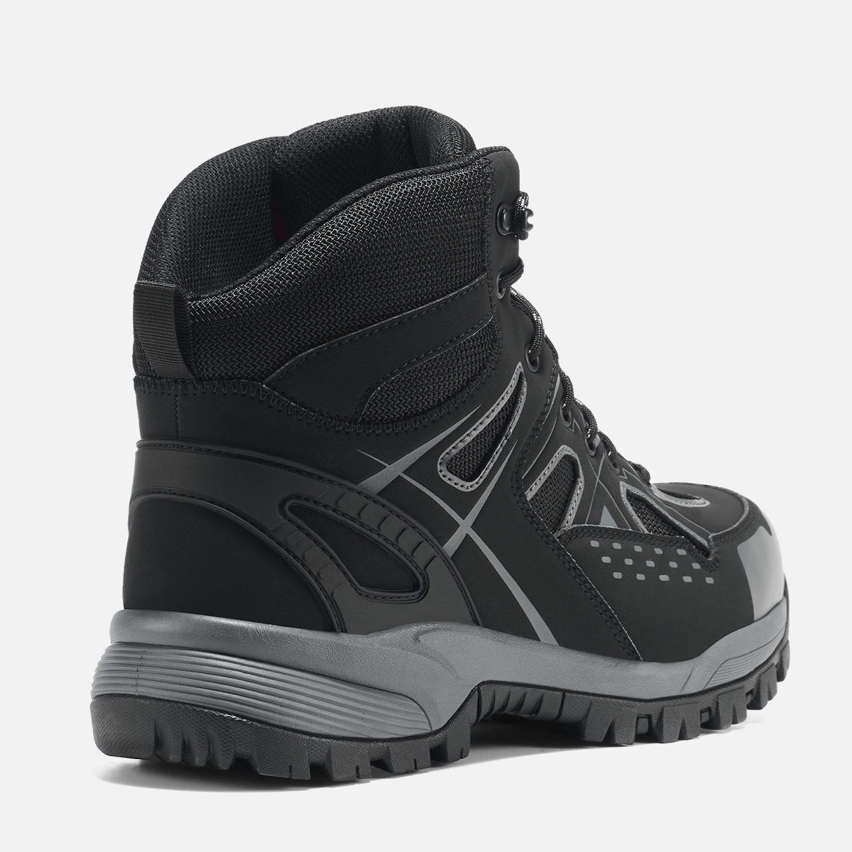 Men's Athletic Steel Toe Work Boots Black image7