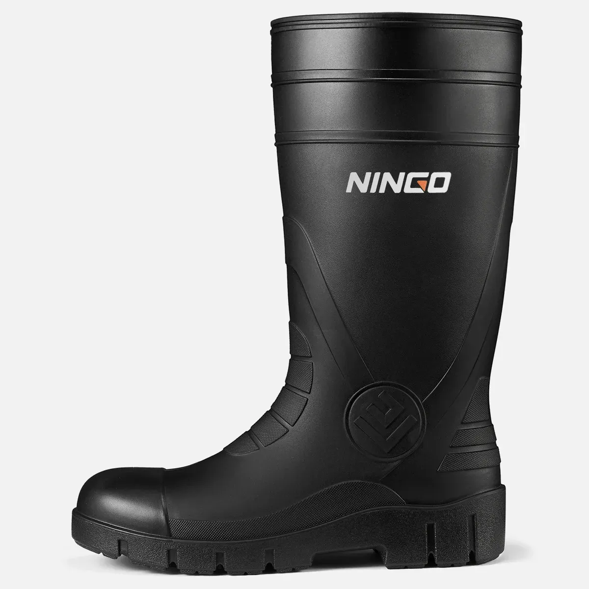 Men's TerraArmor Steel Toe Rain Boots Black image2