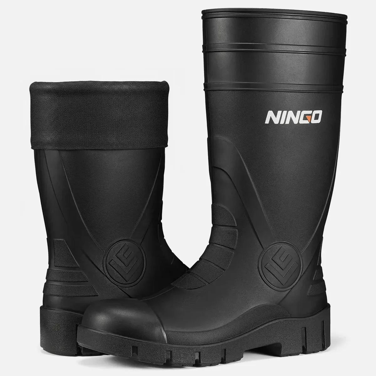 Men's TerraArmor Steel Toe Rain Boots Black image7