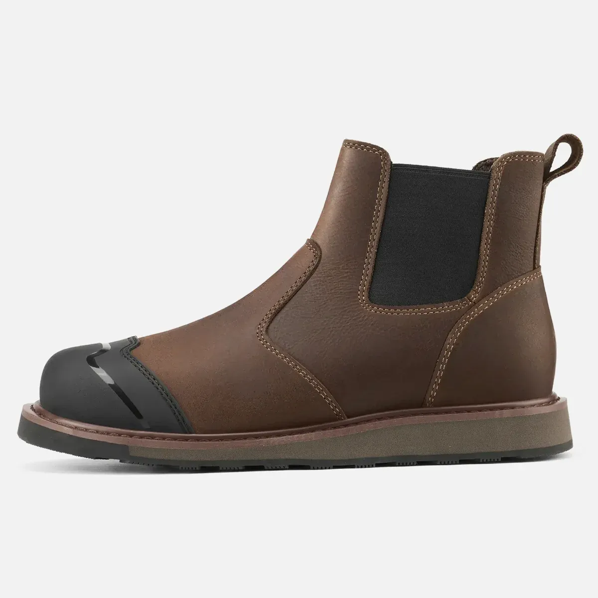 Men's OmniShield EH Steel Toe Chelsea Boots Brown image2