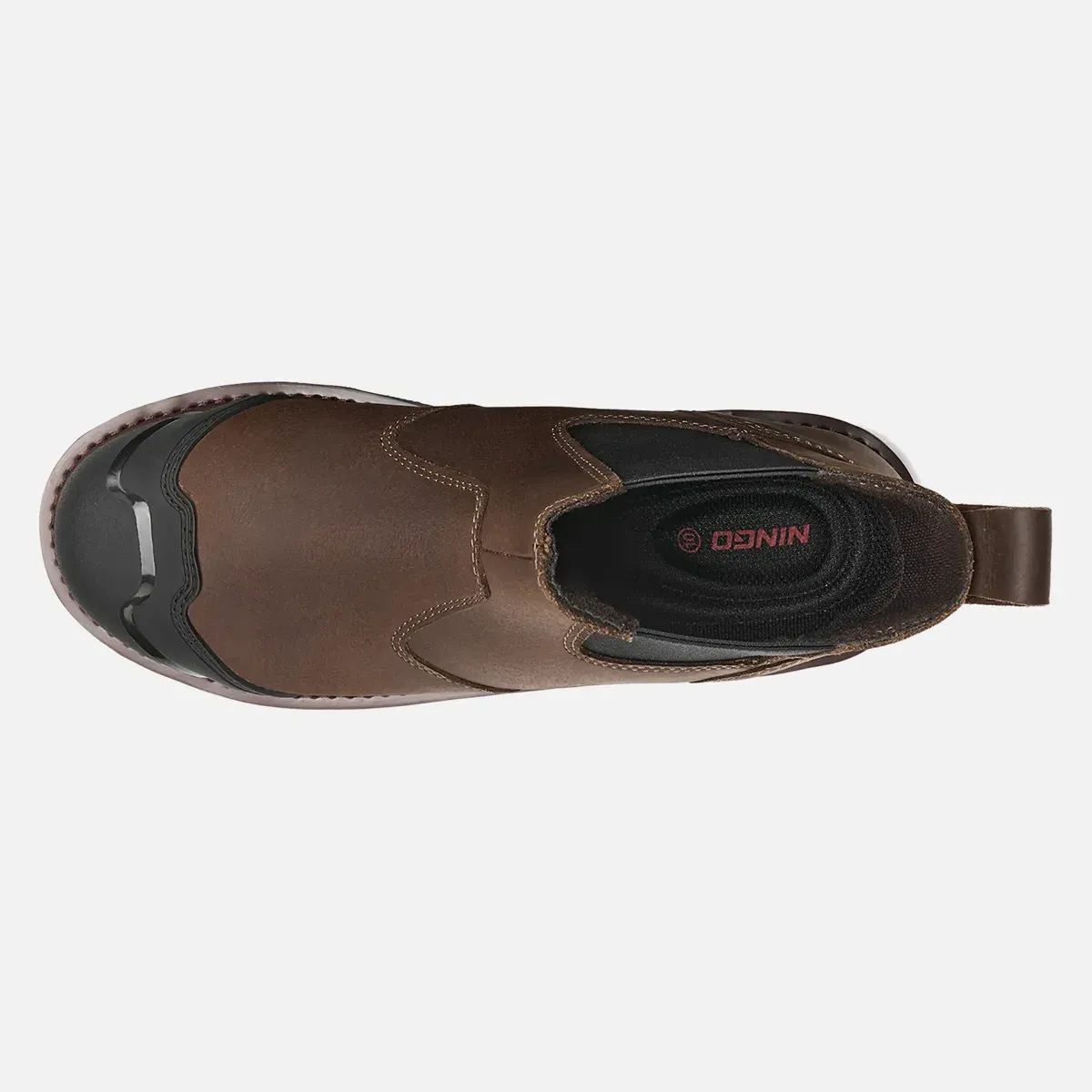 Men's OmniShield EH Steel Toe Chelsea Boots Brown image3