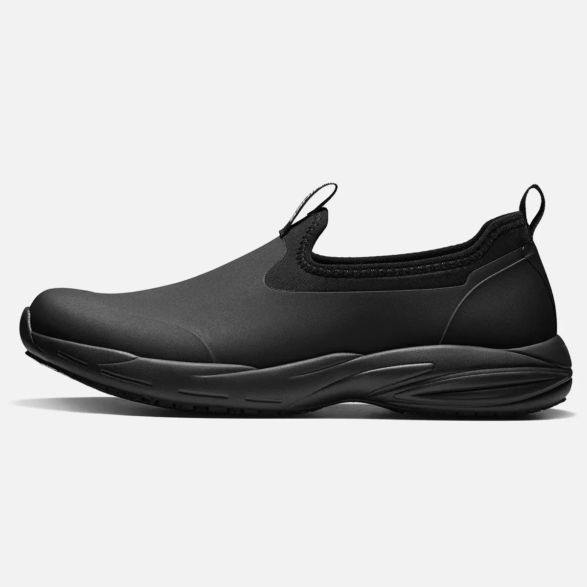 Men‘s Comfortable Waterproof Slip-Resistant Slip-Ons Black image2