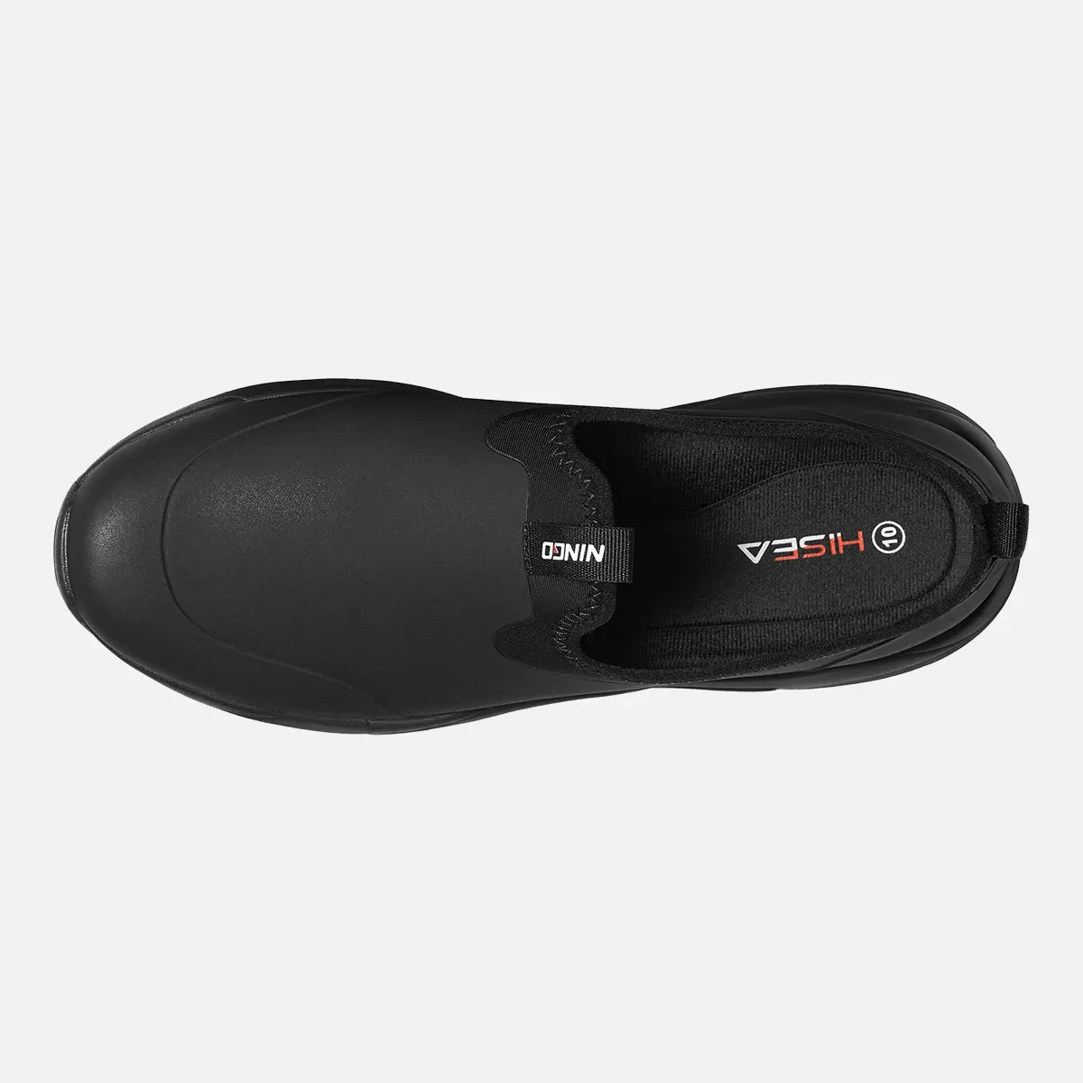 Men‘s Comfortable Waterproof Slip-Resistant Slip-Ons Black image3