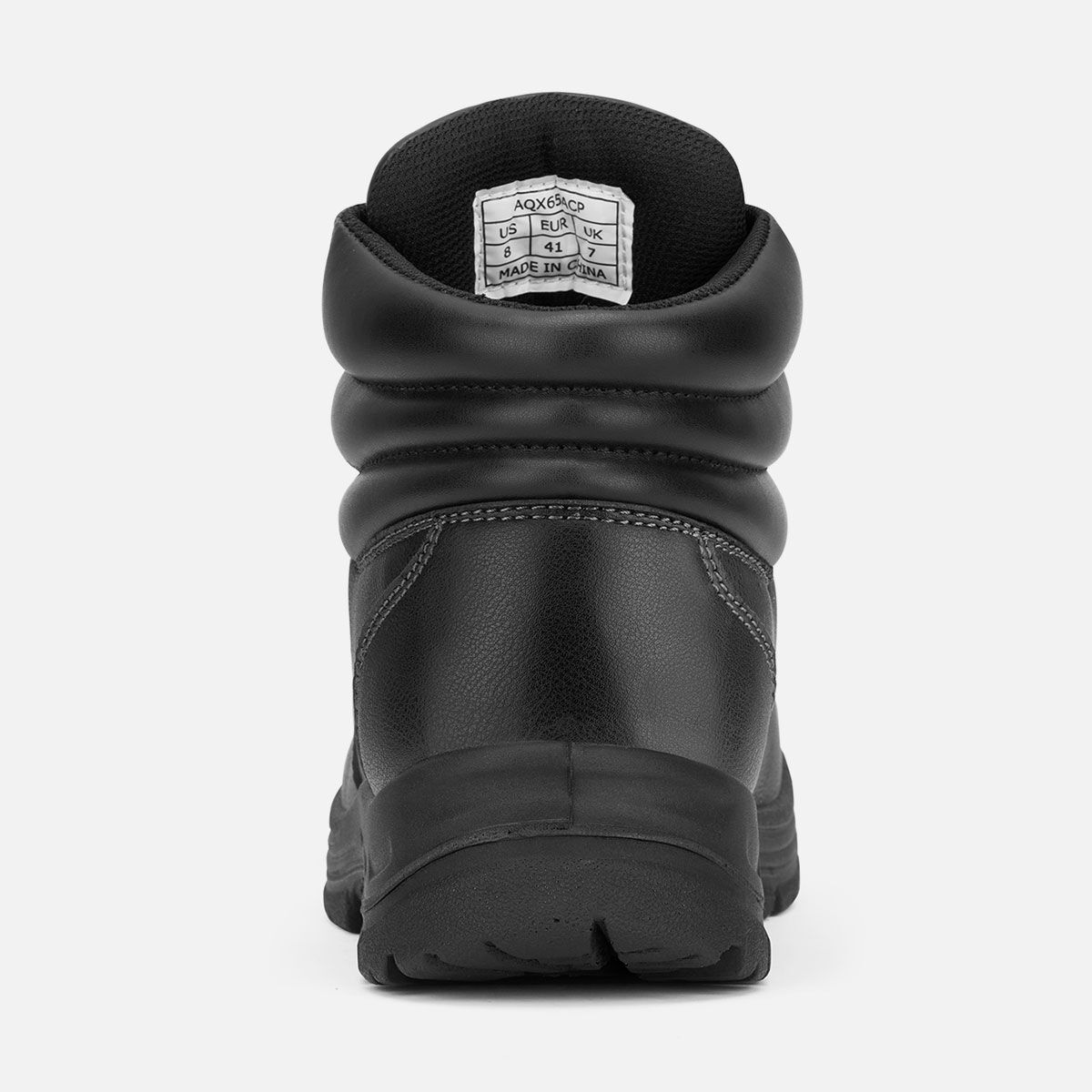 Men's Steel Toe Work Boots Black image5 Men's Steel Toe Work Boots Black image5
