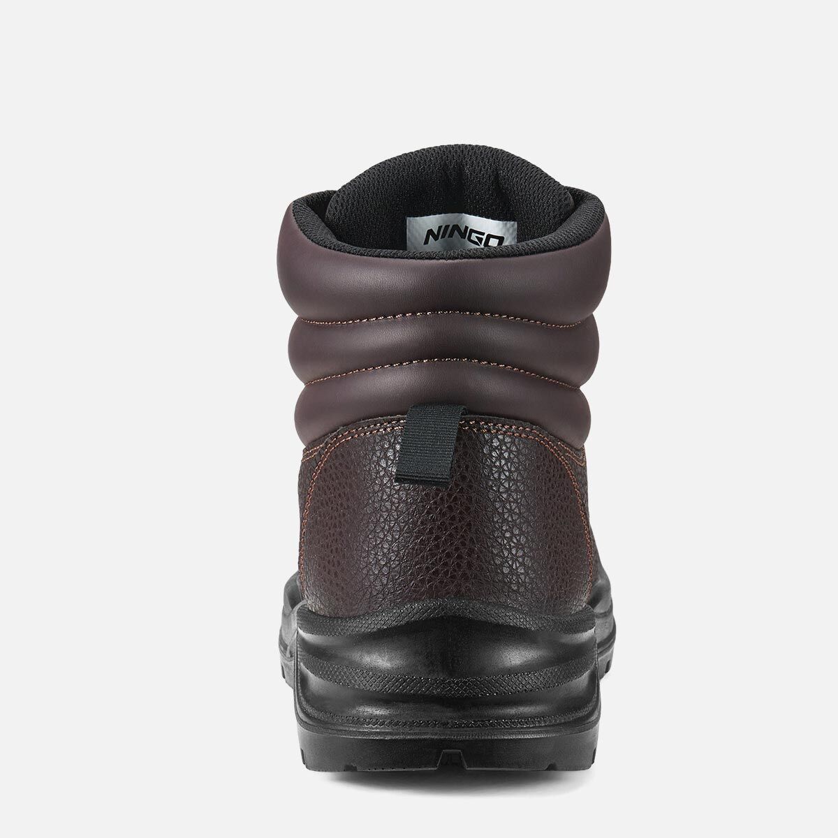 Men's Steel Toe Work Boots Brown image5