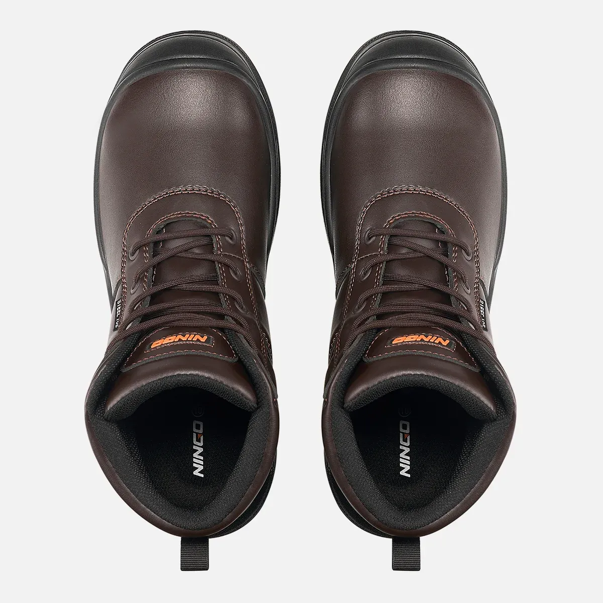 Men's Steel Toe Work Boots Dark Brown image6 Men's Steel Toe Work Boots Dark Brown image6