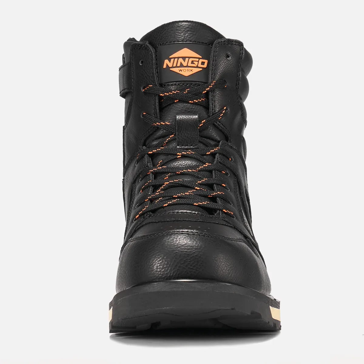 Men's IronArc Steel Toe Side-Zipper Work Boots Black image4