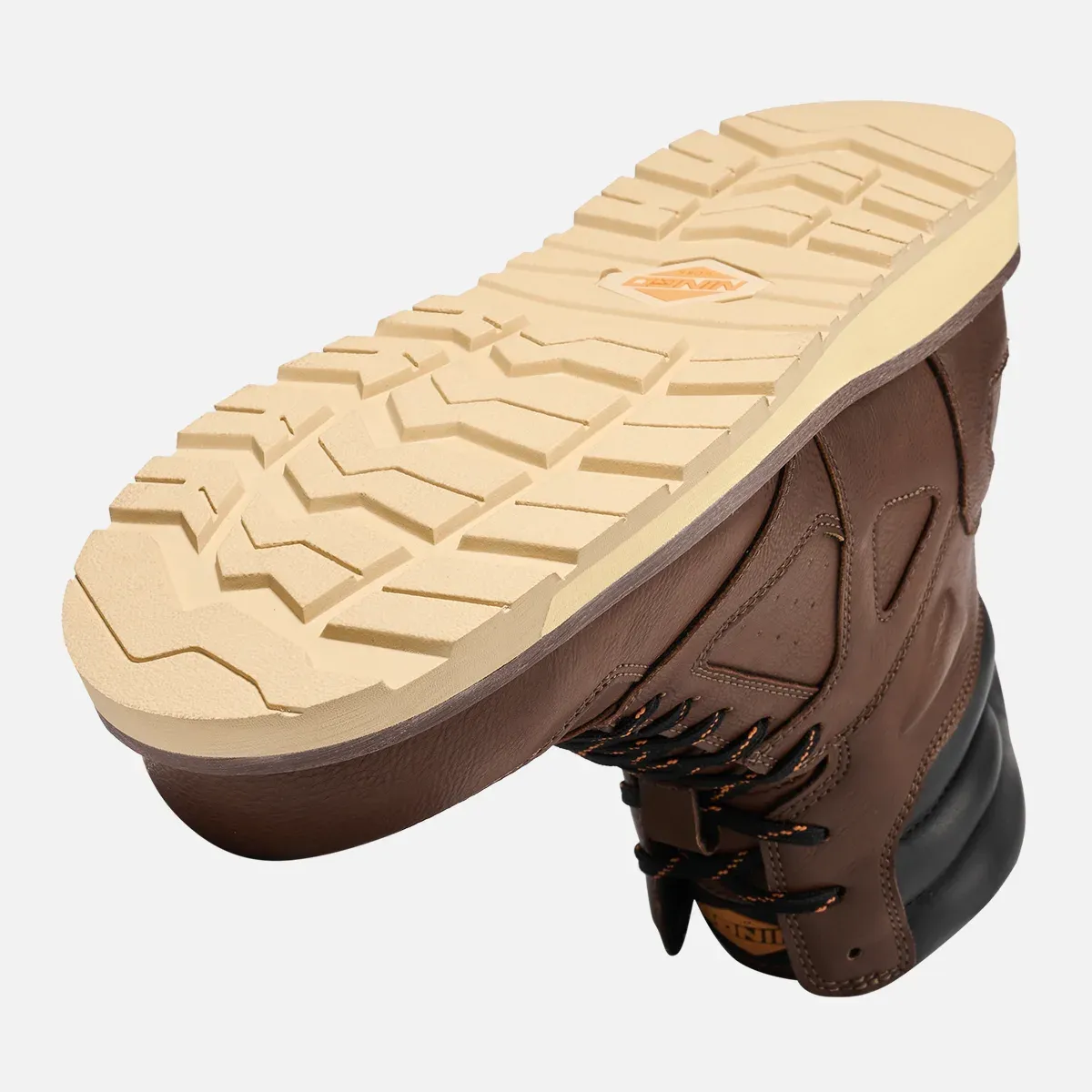 Men's IronArc Steel Toe Side-Zipper Work Boots Brown image3