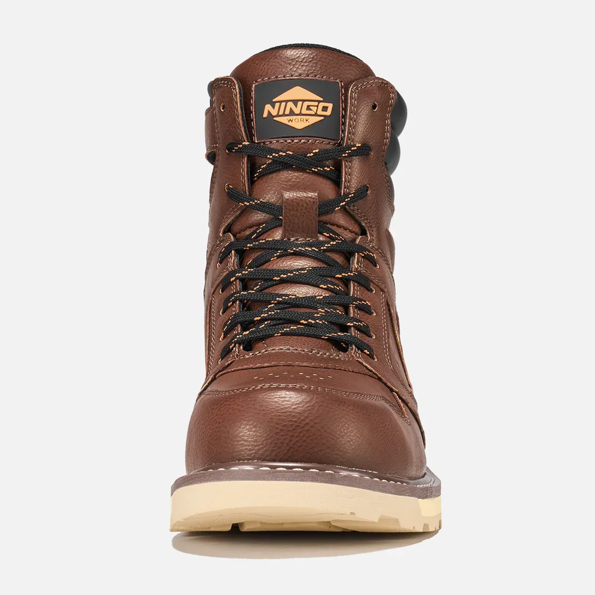 Men's IronArc Steel Toe Side-Zipper Work Boots Brown image4
