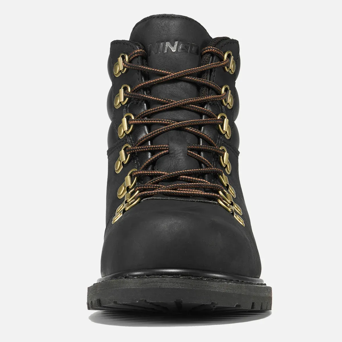 Men's RuggedWay Steel Toe Work Boots Black image4