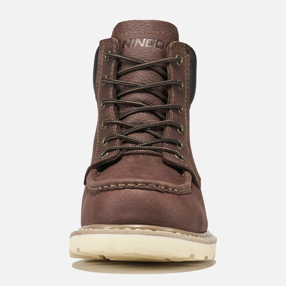 Men's Foundry Moc Toe Safety Work Boots Brown image4