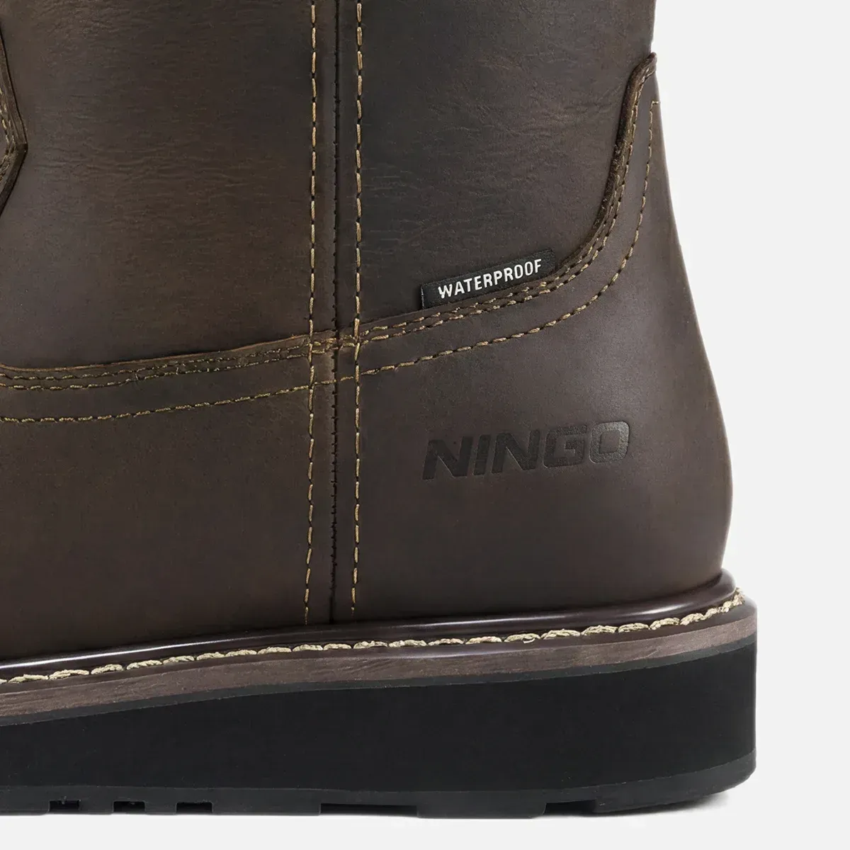 Men's HeritageWelt Wellington Safety Boots Brown image6