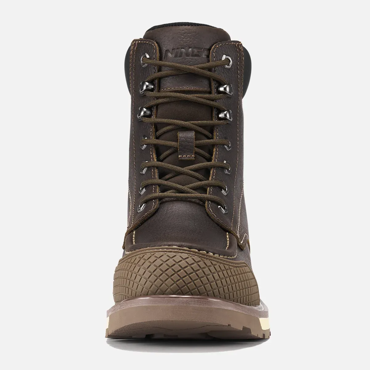 Men's RangeMaster Steel Toe Wedge Boots Dark Brown image4