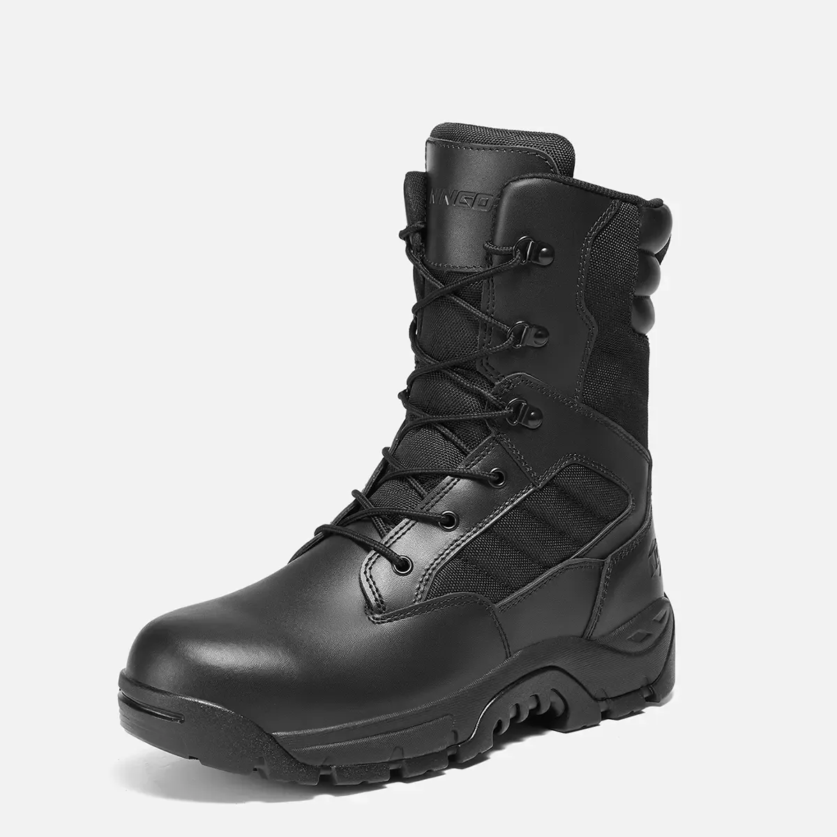 Men's Rampart Steel Toe Work Boots Black image1 Men's Rampart Steel Toe Work Boots Black image1