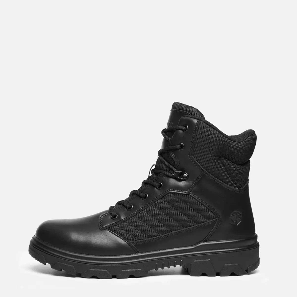 Men's Velocity Zip Steel Toe Work Boots Black image2 Men's Velocity Zip Steel Toe Work Boots Black image2