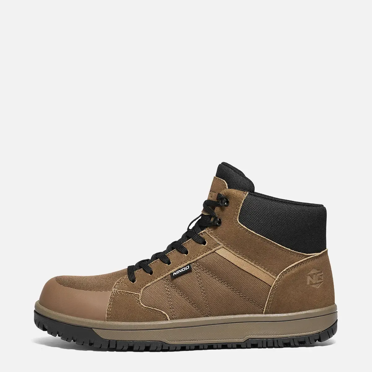 Men's UrbanShift Composite Toe Work Shoes Brown image2 Men's UrbanShift Composite Toe Work Shoes Brown image2
