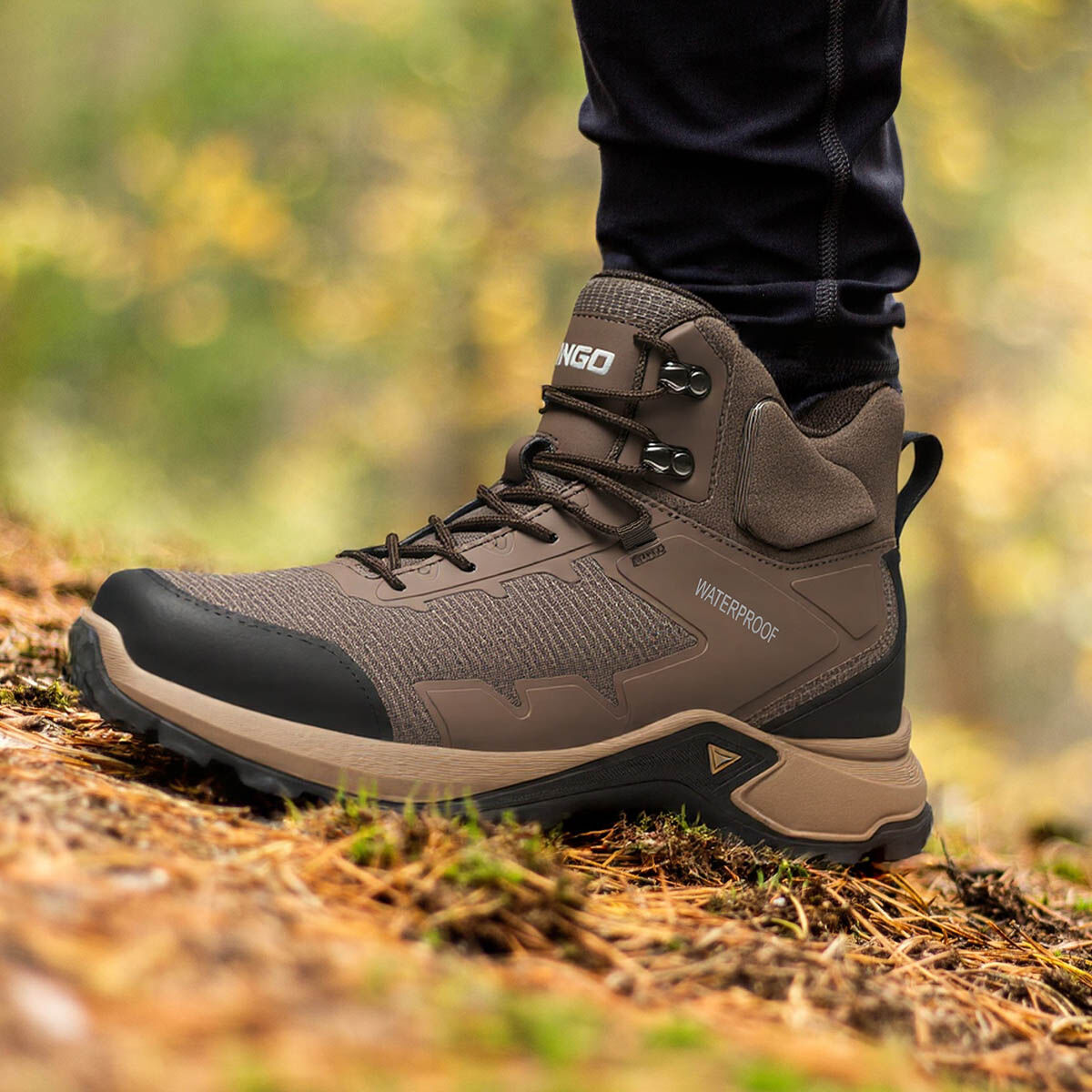 Men's Waterproof Hiking Boots Brown image8