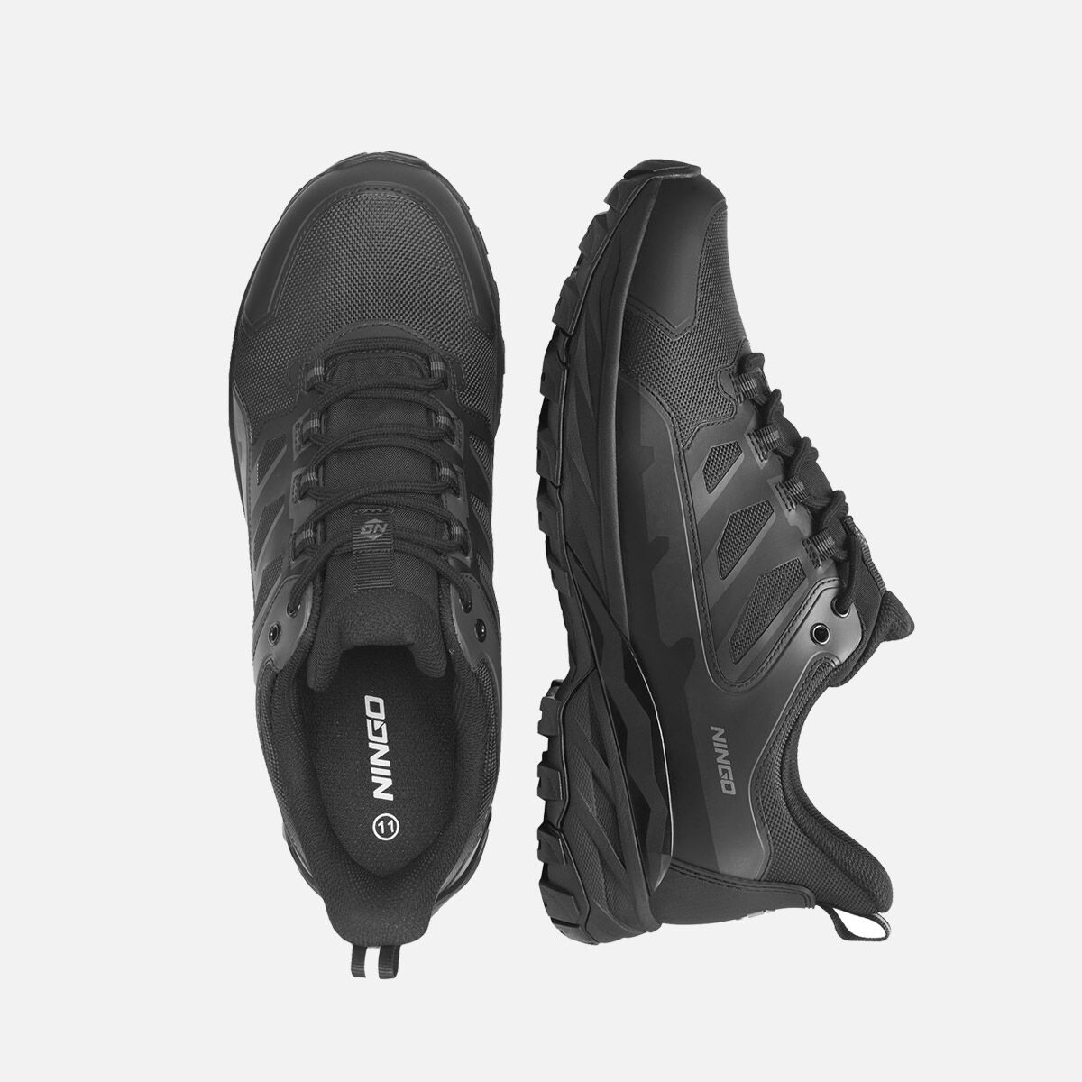 Men's Waterproof Hiking Shoes Black image7
