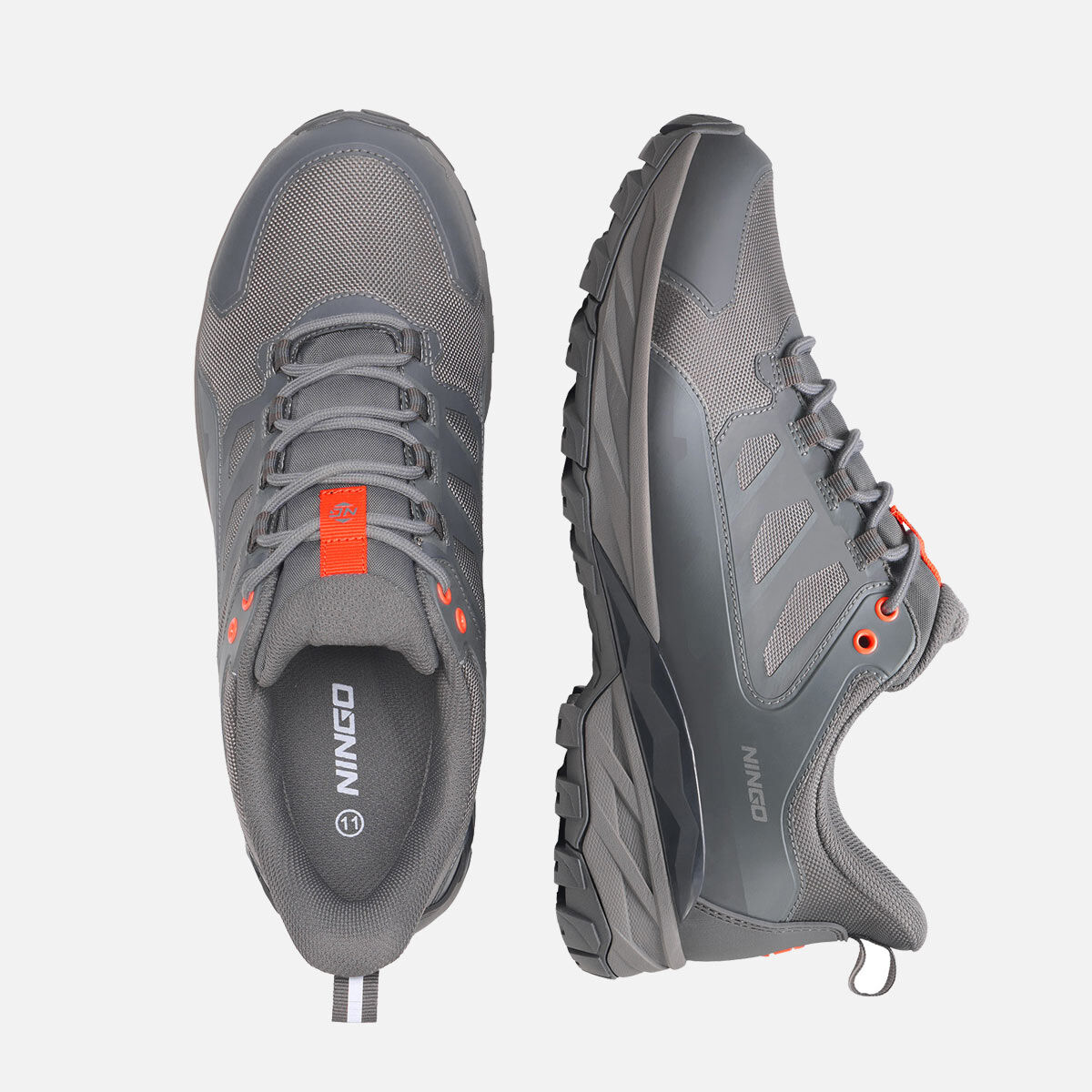 Men's Waterproof Hiking Shoes Grey image7