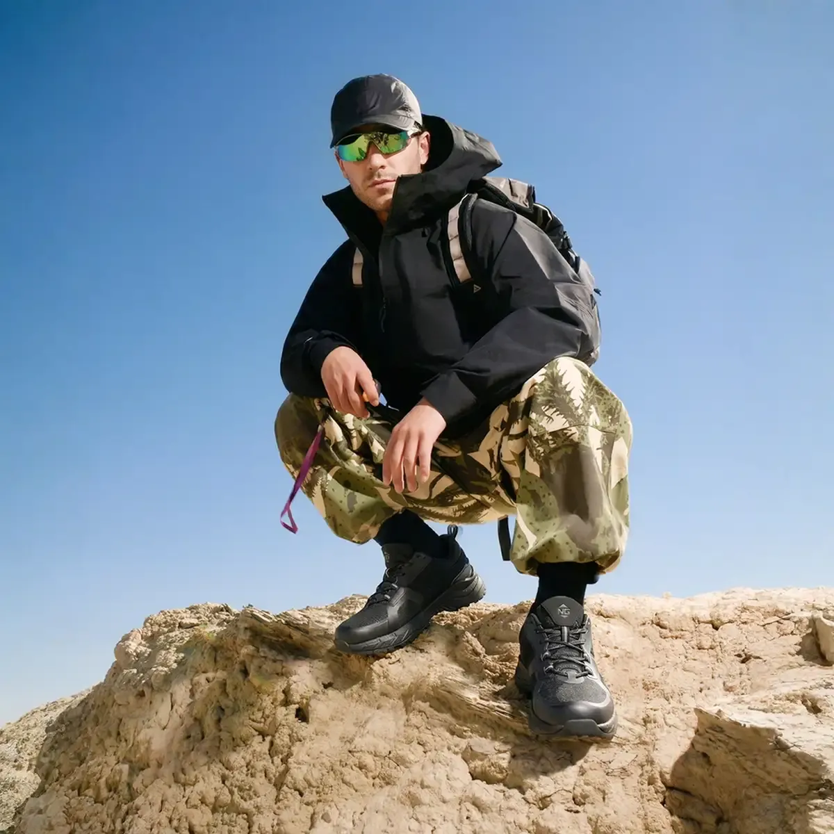 Men's TrailFlex Waterproof Hiking Shoes Black image7 Men's TrailFlex Waterproof Hiking Shoes Black image7