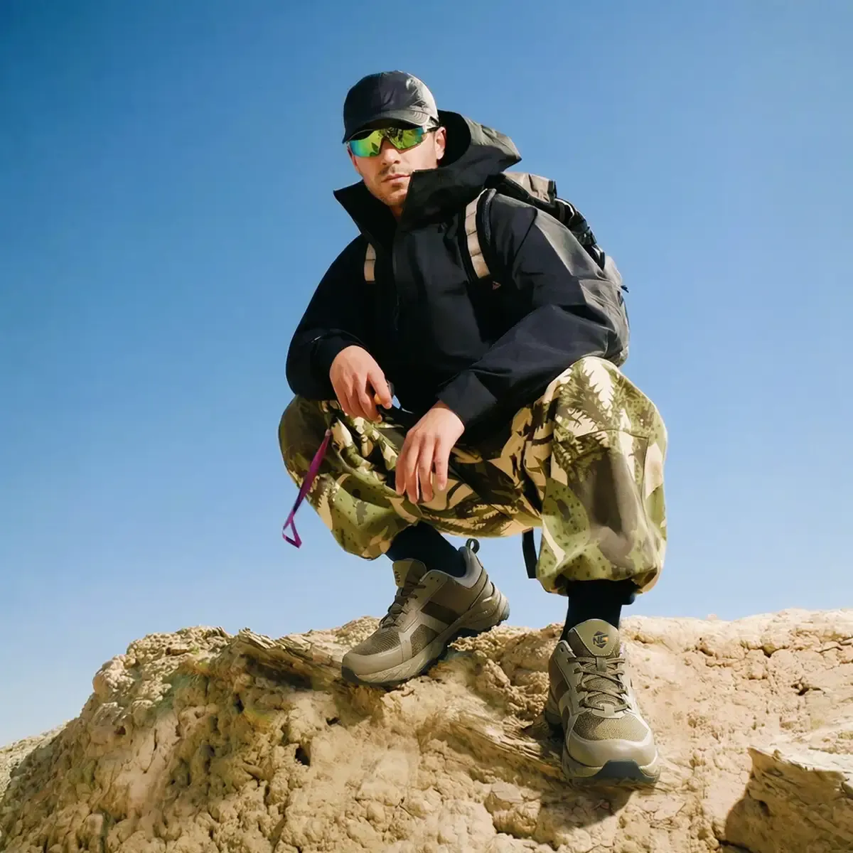 Men's TrailFlex Waterproof Hiking Shoes Green image7